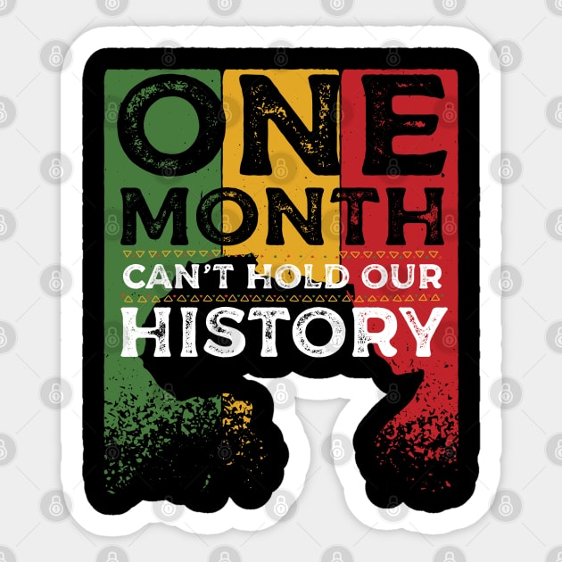 one month cant hold our history Sticker by Gaming champion